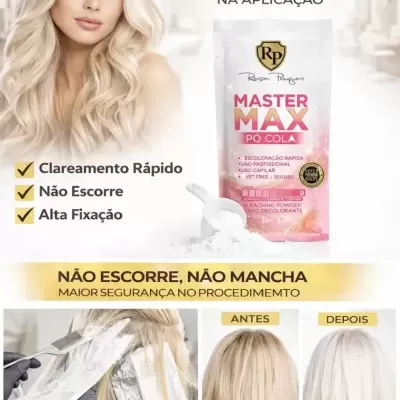 P&#x00F3;&#x20;Descolorante&#x20;P&#x00F3;&#x20;Cola&#x20;Master&#x20;Max&#x20;500gr&#x20;Robson&#x20;Peluquero&#x20;Rp