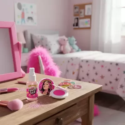 Kit&#x20;Hair&#x20;Glow&#x20;Emilly&#x20;Vick&#x20;Dos&#x20;Rosa&#x20;Maquiagem&#x2705;PRONTA&#x20;ENTREGA