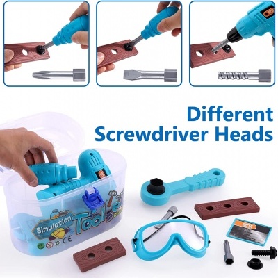 Caixa&#x20;de&#x20;Ferramentas&#x20;com&#x20;broca&#x20;Brinquedo&#x20;Bricolage