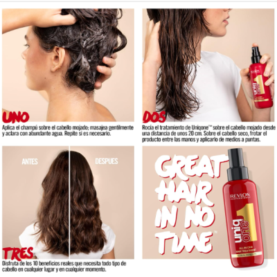 BEST&#x20;SELLER&#x26A1;REVLON&#x20;PROFESSIONAL&#x20;UniqOne&#x20;Protetor&#x20;T&#x00E9;rmico&#x20;Capilar