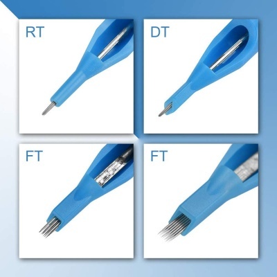 Kit&#x20;Tattoo&#x20;100&#x20;Agulhas&#x20;&#x2B;&#x20;100&#x20;Ponteiras&#x20;Tatuagem