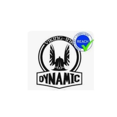 Logótipo Viking-Irm Dynamic com capacete viking e selo REACH