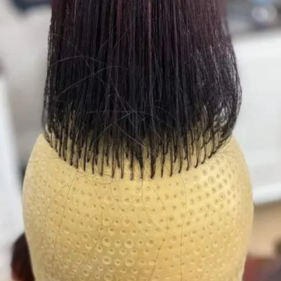Touca&#x20;Para&#x20;Mechas&#x20;Silicone&#x20;Robson&#x20;Peluquero&#x20;2&#x20;Mil&#x20;Furos&#x20;Amarelo
