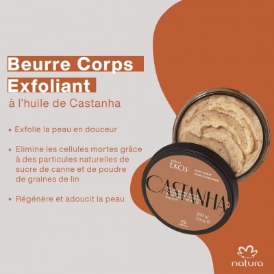 NATURA&#x20;-&#x20;Polpa&#x20;Esfoliante&#x20;Corporal&#x20;Castanha&#x20;Natura&#x20;Ekos
