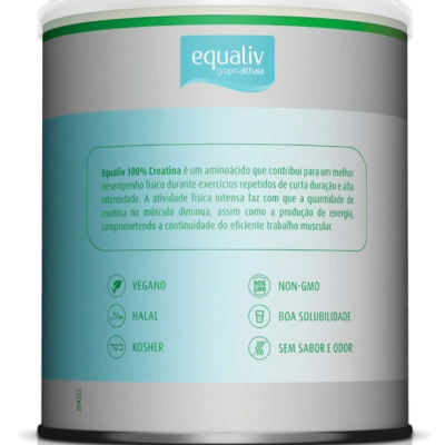 Equaliv&#x20;Creatina&#x20;100&#x25;&#x20;Monohidratada&#x20;&#x20;300g&#x20;Sem&#x20;Sabor