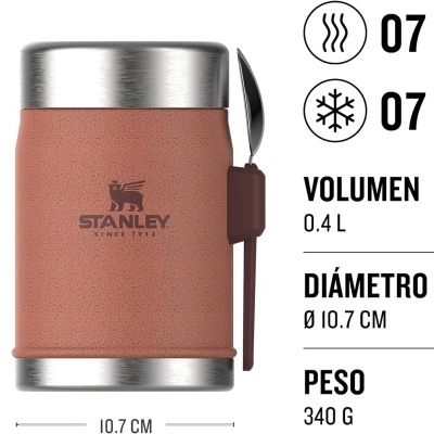 STANLEY&#x20;Classic&#x20;Legendary&#x20;&#x2013;&#x20;Lancheira&#x20;T&#x00E9;rmica&#x20;0,4&#x20;L&#x20;com&#x20;Spork&#x2705;PRONTA&#x20;ENTREGA