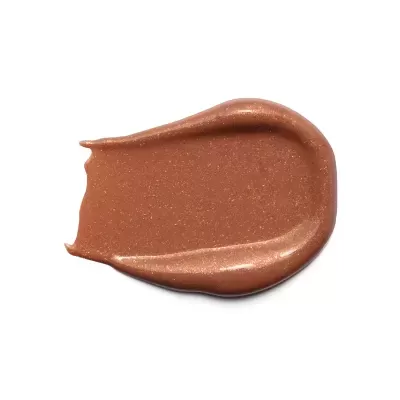 Pigmento de maquilhagem castanho dourado com acabamento brilhante