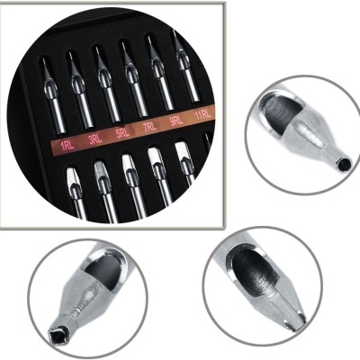 Kit&#x20;Tattoo&#x20;de&#x20;Pontas&#x20;de&#x20;Tatuagem&#x20;em&#x20;A&#x00E7;o&#x20;Inoxid&#x00E1;vel&#x20;22&#x20;Pontas