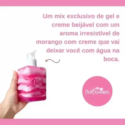 BEST&#x20;SELLER&#x26A1;Gel&#x20;Hidratante&#x20;Feminino&#x20;Blow&#x20;Girl&#x20;Beij&#x00E1;vel&#x20;Oral&#x20;Hot&#x20;Flowers&#x20;&#x2705;PRONTA&#x20;ENTREGA