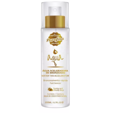 Frasco spray de acelerador de bronzeamento Arpoador Parafina Bronze água