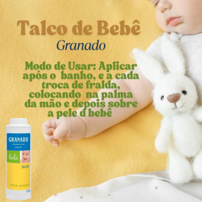 Talco&#x20;Previne&#x20;Assaduras&#x20;Beb&#x00EA;&#x20;100g&#x20;Granado