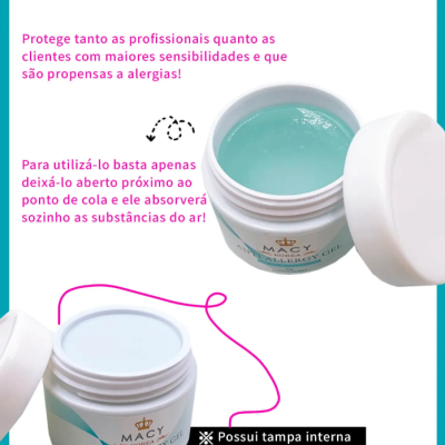Antial&#x00E9;rgico&#x20;Gel&#x20;Macy&#x20;80ml&#x20;Para&#x20;Cola&#x20;Alongamento&#x20;de&#x20;Pestanas