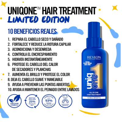 REVLON&#x20;PROFESSIONAL&#x20;UniqOne&#x20;Thermal&#x20;Protector&#x20;Baunilha&#x20;e&#x20;Jasmim