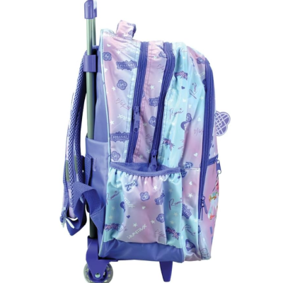 Kit&#x20;Mochila&#x20;Escolar&#x20;K-POP&#x20;Demon&#x20;Hunters&#x20;Rumi,&#x20;Mira&#x20;e&#x20;Zoey&#x20;com&#x20;Rodinhas&#x20;&#x2B;&#x20;Lancheira&#x20;&#x2B;&#x20;Chaveiro