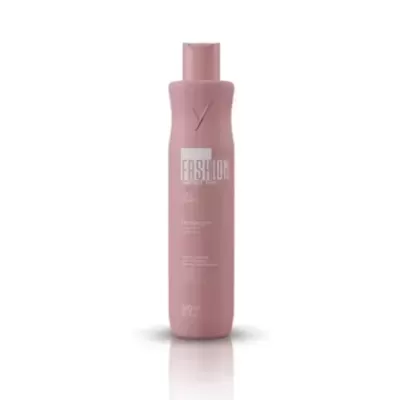 Garrafa rosa pastel de champô FASHION com tampa de pressão