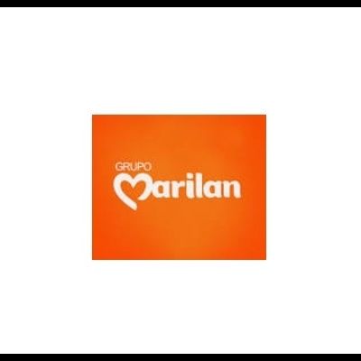 Logótipo do Grupo Marilan em fundo laranja