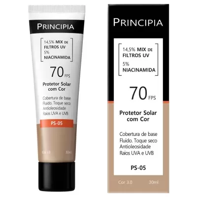 Protetor&#x20;Solar&#x20;Facial&#x20;com&#x20;Cor&#x20;Principia&#x20;PS-05&#x20;FPS&#x20;70