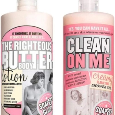 Lo&#x00E7;&#x00E3;o&#x20;Corporal&#x20;The&#x20;Righteous&#x20;&amp;&#x20;Gel&#x20;de&#x20;Banho&#x20;Clean&#x20;On&#x20;Me&#x20;&#x2013;&#x20;Soap&#x20;&amp;&#x20;Glory