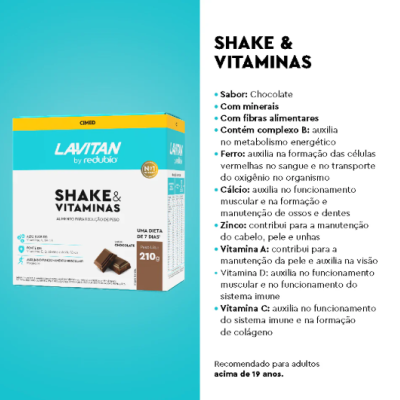 Lavitan&#x20;by&#x20;Redub&#x00ED;o&#x20;Shake&#x20;Chocolate&#x20;210g