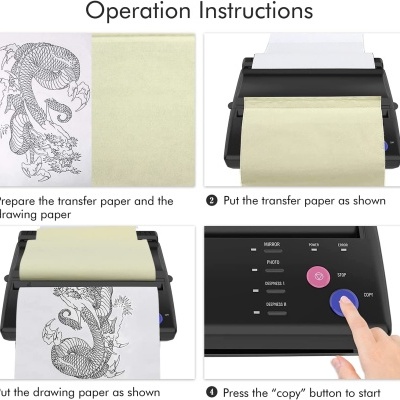 Tattoo&#x20;Printer&#x20;M&#x00E1;quina&#x20;de&#x20;Transfer&#x00EA;ncia&#x20;de&#x20;Tatuagem