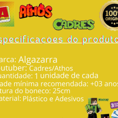 Bonecos&#x20;Articulado&#x20;Athos&#x20;&#x2B;&#x20;Cadres&#x20;25cm&#x20;&#x2B;&#x20;Chaveiros&#x20;Craft