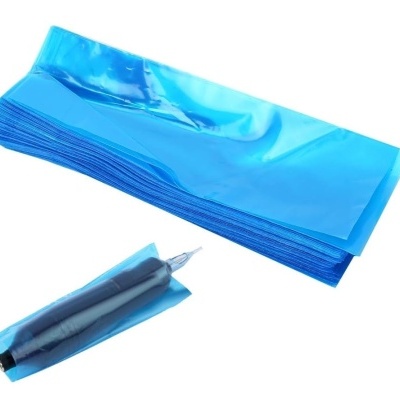 Pacote de 50 sacos plásticos azuis