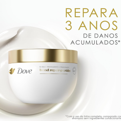 Dove&#x20;M&#x00E1;scara&#x20;Capilar&#x20;10&#x20;em&#x20;1&#x20;Bond&#x20;Repair&#x20;&#x2B;&#x20;Pept&#x00ED;deo&#x20;250g