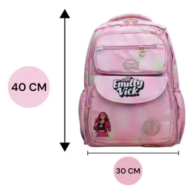 Mochila&#x20;Escolar&#x20;Emilly&#x20;Vick&#x20;Youtube&#x20;Volta&#x20;As&#x20;Aulas