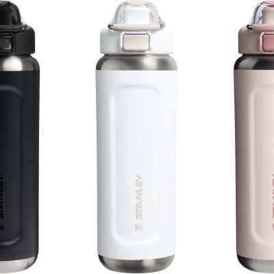 Garrafa&#x20;T&#x00E9;rmica&#x20;STANLEY&#x20;Wellspring&#x20;0,7&#x20;L&#x20;em&#x20;A&#x00E7;o&#x20;Inoxid&#x00E1;vel&#x20;&#x2013;&#x20;Rose&#x20;Quartz&#x20;&#x2705;PRONTA&#x20;ENTREGA