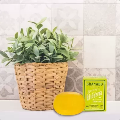 Sabonete&#x20;Barra&#x20;Glicerina&#x20;Granado&#x20;Erva&#x20;Doce&#x20;90g&#x20;&#x2705;PRONTA&#x20;ENTREGA
