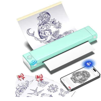 Impressora&#x20;T&#x00E9;rmica&#x20;de&#x20;Tatuagem&#x20;sem&#x20;Fio&#x20;A4&#x20;-&#x20;V&#x00E1;rias&#x20;Cores&#x20;&#x2705;PRONTA&#x20;ENTREGA