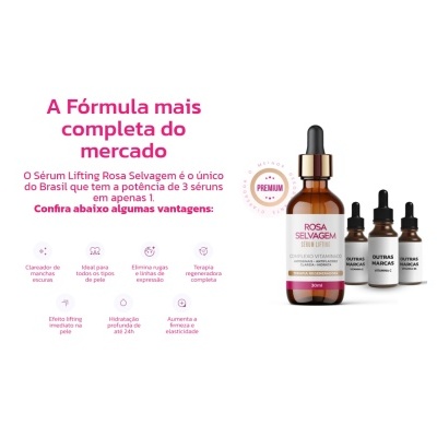 S&#x00E9;rum&#x20;Lifting&#x20;Rosa&#x20;Selvagem&#x20;&#x2705;PRONTA&#x20;ENTREGA