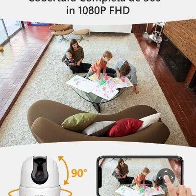 C&#x00E2;mara&#x20;IP&#x20;Wi-Fi&#x20;Interior&#x20;1080P&#x20;com&#x20;Detec&#x00E7;&#x00E3;o&#x20;de&#x20;Humano