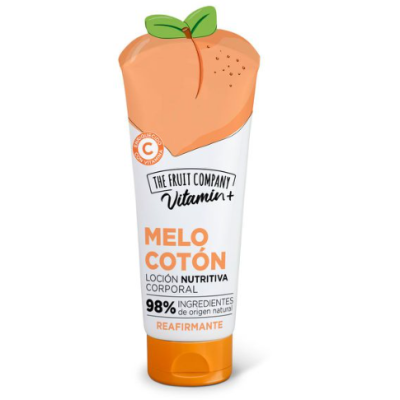 Frasco de loção nutritiva corporal Melo Cotón da The Fruit Company