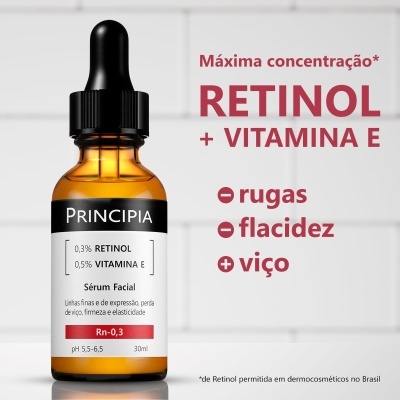 S&#x00E9;rum&#x20;Retinol&#x20;0,3&#x25;&#x20;&#x2B;&#x20;Vitamina&#x20;E&#x20;Rn-0,3&#x20;com&#x20;30ml