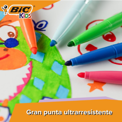 BIC&#x20;Kids&#x20;Kit&#x20;&#x20;57&#x20;Pe&#x00E7;as&#x20;para&#x20;Crian&#x00E7;a&#x20;Colorir&#x20;-&#x20;&#x1F381;Prenda