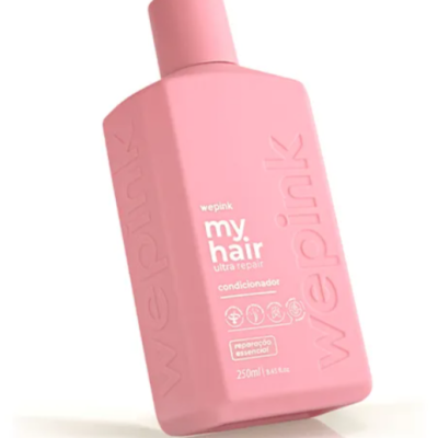 Condicionador rosa wepink com dispenser