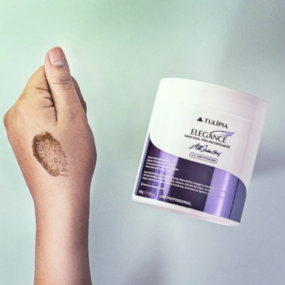 Elegance&#x20;Body&#x20;Esfoliante&#x20;Dual&#x20;Peeling&#x20;Corporal&#x20;Tul&#x00ED;pia&#x20;500g