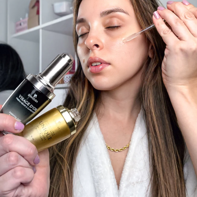 Kit&#x20;Dia&#x20;Noite&#x20;Serum&#x20;Visage&#x20;E&#x20;Unique&#x20;Saviora&#x20;Skincare&#x20;Rugas