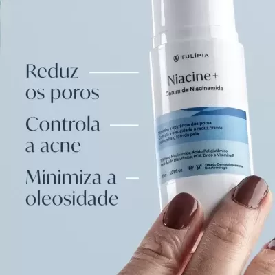 Niacine&#x2B;&#x20;S&#x00E9;rum&#x20;De&#x20;Niacinamida&#x20;20&#x25;&#x20;Antioleosidade&#x20;Tulipia