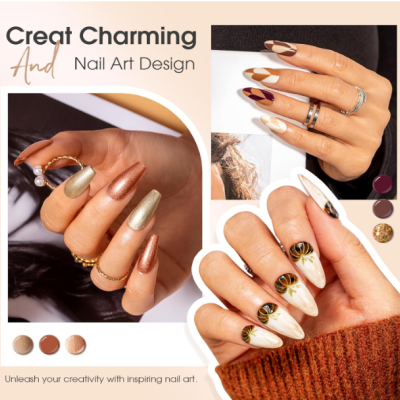 Kit&#x20;Gel&#x20;UV&#x20;LED,&#x20;6&#x20;Cores&#x20;Outono&#x20;Castanho&#x20;Vermelho&#x20;Castanho&#x20;Cor&#x20;Caf&#x00E9;&#x20;Damasco