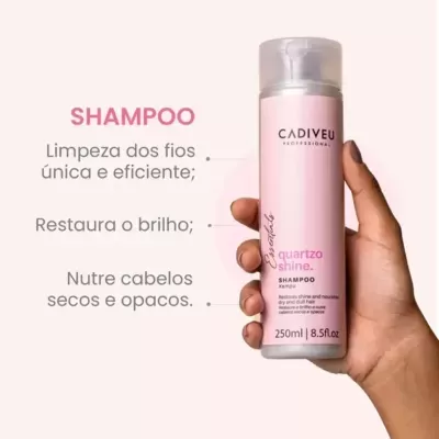 Cadiveu&#x20;Quartzo&#x20;Shine&#x20;Shampoo&#x20;250ml&#x20;&#x2B;&#x20;Cond&#x20;250ml&#x20;&#x2B;&#x20;&#x00D3;leo&#x20;65ml