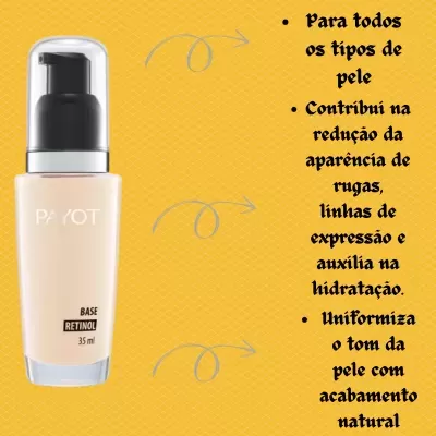 Base&#x20;Retinol&#x20;Payot&#x20;-&#x20;35ml&#x20;Escolha&#x20;a&#x20;Cor
