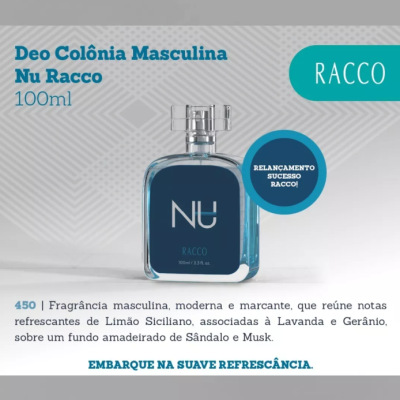 Perfume&#x20;Col&#x00F4;nia&#x20;Masculino&#x20;Nu&#x20;Racco&#x20;100&#x20;Ml