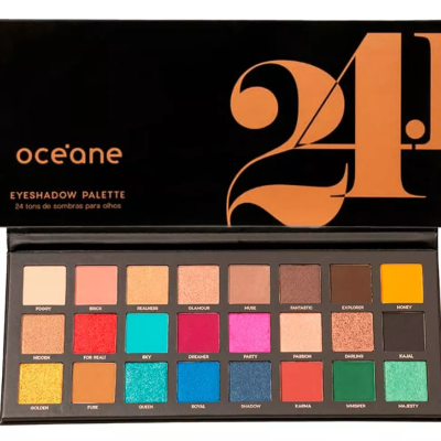 Paleta de sombras para olhos oce'ane com 24 tons variados