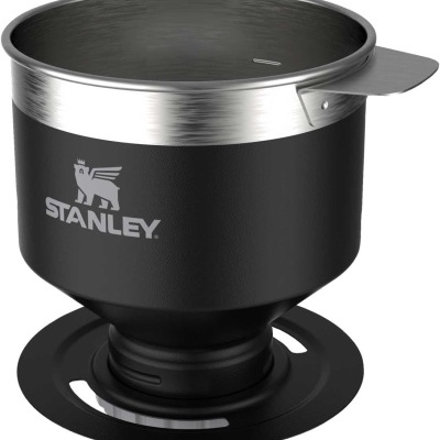 Acessório de cafeteira Stanley em aço inox preto com logo