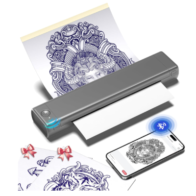 Impressora&#x20;T&#x00E9;rmica&#x20;de&#x20;Tatuagem&#x20;sem&#x20;Fio&#x20;A4&#x20;-&#x20;V&#x00E1;rias&#x20;Cores&#x20;&#x2705;PRONTA&#x20;ENTREGA