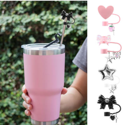 GlamRays&#x20;4&#x20;Pe&#x00E7;as&#x20;Capa&#x20;de&#x20;Canudo&#x20;de&#x20;Silicone&#x20;para&#x20;Stanley&#x20;Cup&#x20;&#x2705;PRONTA&#x20;ENTREGA