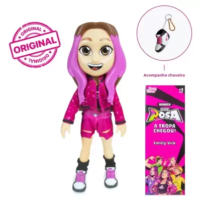 Kit&#x20;5&#x20;Bonecos&#x20;Dos&#x20;Rosa&#x20;Emilly&#x20;Vick&#x20;25cm