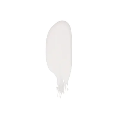 Gota de líquido branco com textura cremosa